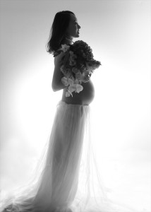 #295　MaternityPhoto　マタニティフォト　モノクロ