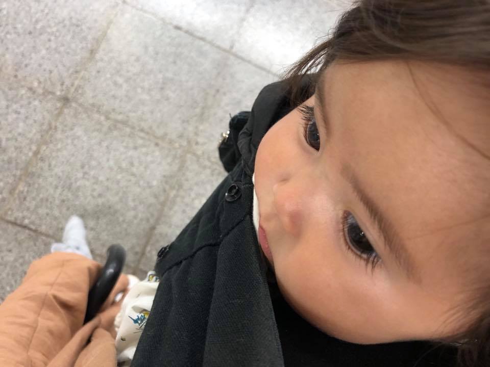 赤ちゃんと電車