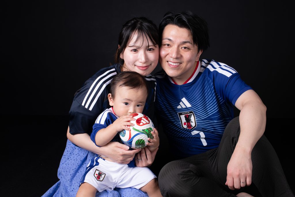 世田谷区の老舗スタジオで撮影した、1歳バースデーフォト
