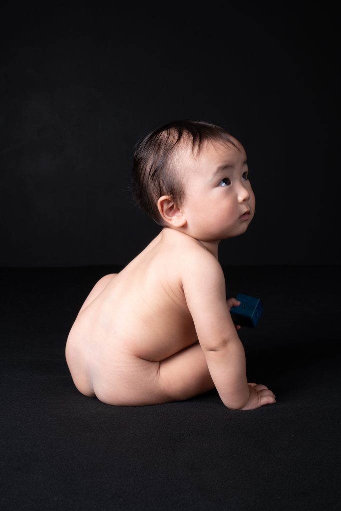 世田谷区の老舗スタジオで撮影した、1歳バースデーフォト